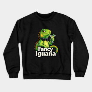 Fancy Iguana Crewneck Sweatshirt