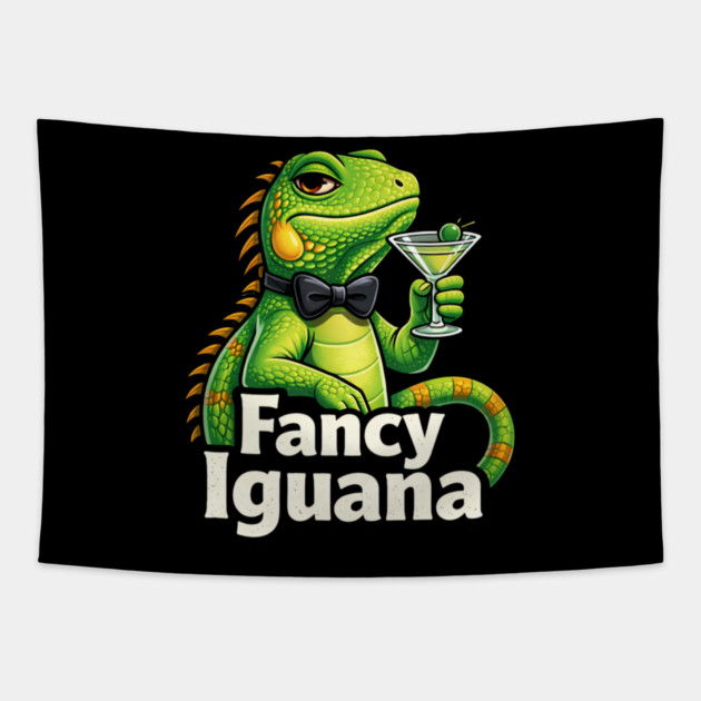 Fancy Iguana Tapestry by CrazyGirl