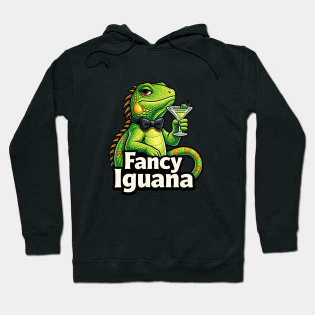 Fancy Iguana Hoodie by CrazyGirl