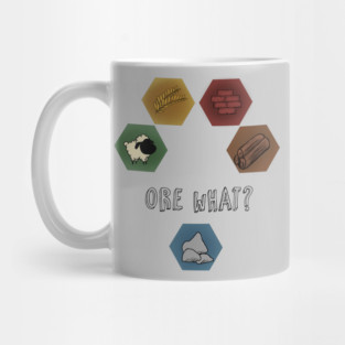 Settlers of Catan - Ore what? Mug