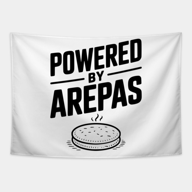 Powered by Arepas Tapestry by Frank Ring