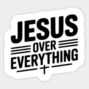 Jesus Over Everything Magnet