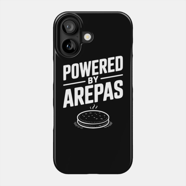 Powered by Arepas Phone Case by Frank Ring