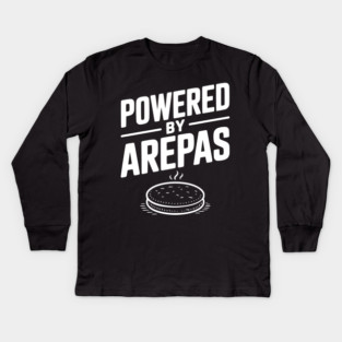 Powered by Arepas Kids Long Sleeve T-Shirt