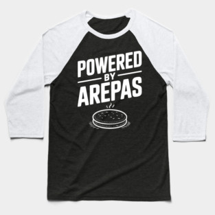Powered by Arepas Baseball T-Shirt