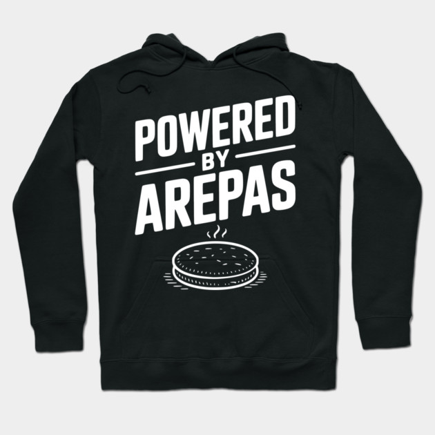 Powered by Arepas Hoodie by Frank Ring