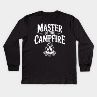 Master of the Campfire Kids Long Sleeve T-Shirt