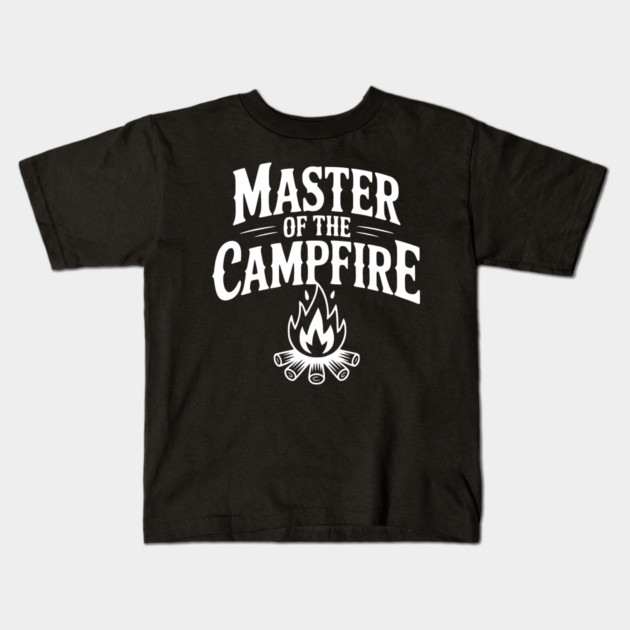 Master of the Campfire Kids T-Shirt by Frank Ring