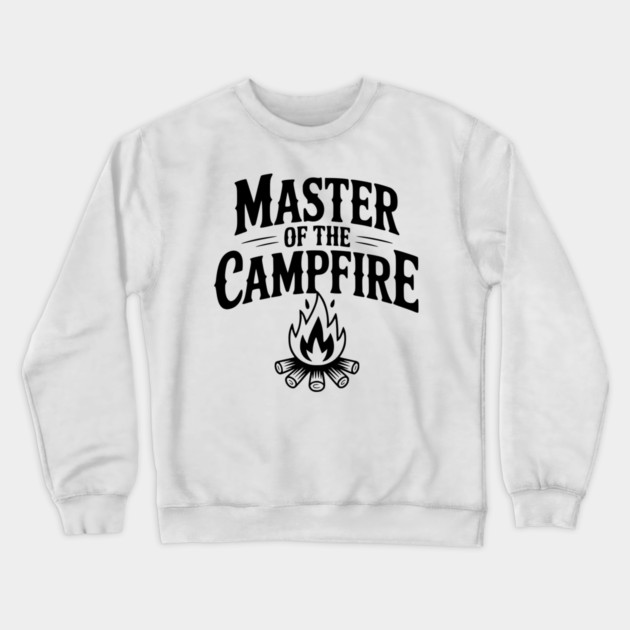 Master of the Campfire Crewneck Sweatshirt by Frank Ring