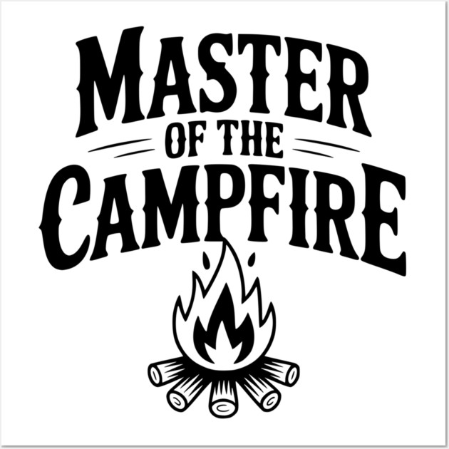 Master of the Campfire Wall Art by Frank Ring