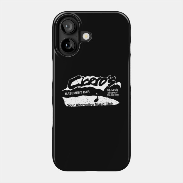 Cicero's Basement Bar Phone Case by Litehouse Tees