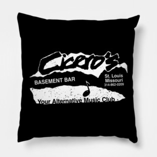 Cicero's Basement Bar Pillow