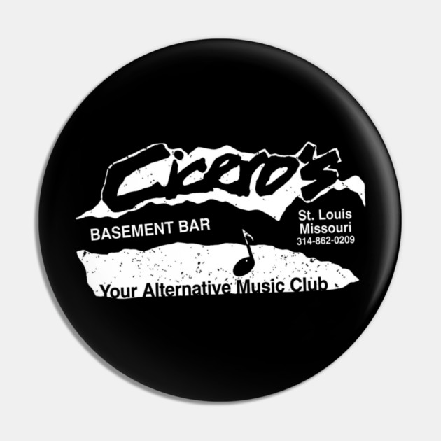 Cicero's Basement Bar Pin by Litehouse Tees