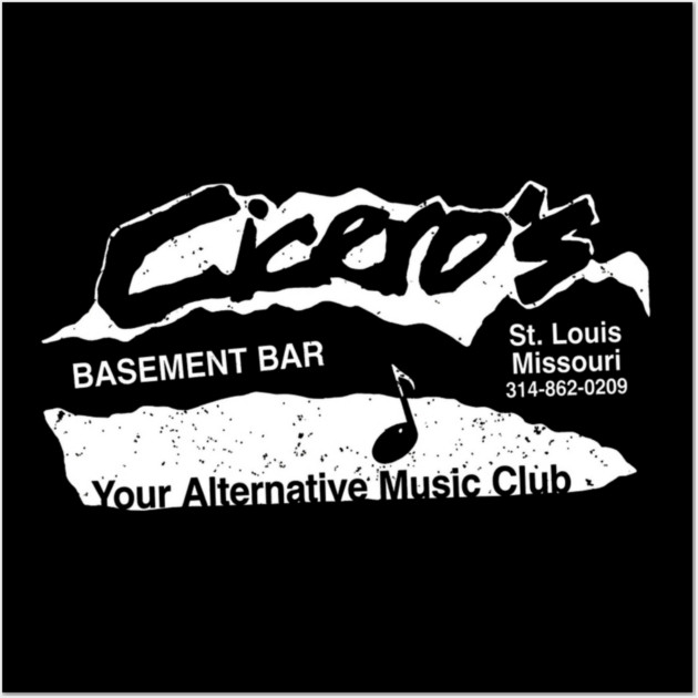 Cicero's Basement Bar Wall Art by Litehouse Tees