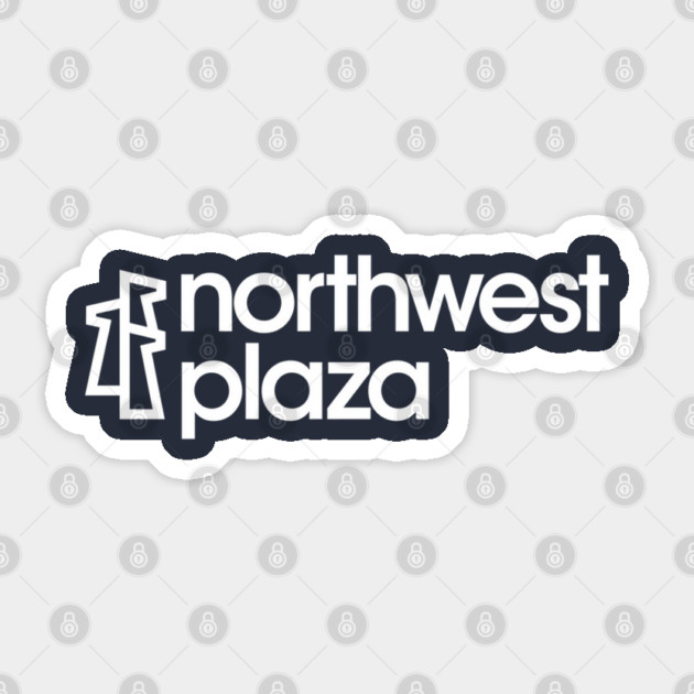 Northwest Plaza Sticker by Litehouse Tees