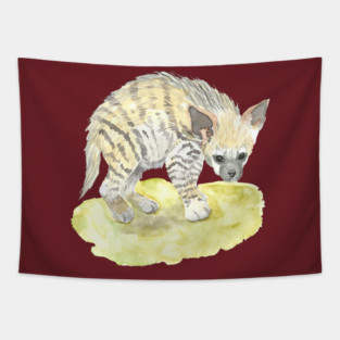 Baby hyena Tapestry