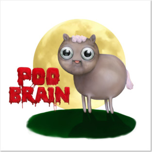 that horse is whack with poo brain! (Adventure Time fan art) Posters and Art