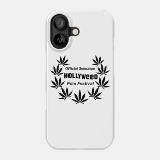 HOLLYWEED FILM FESTIVAL BLACK LAUREL Phone Case