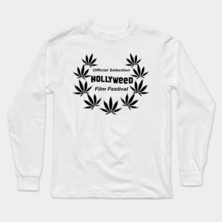 HOLLYWEED FILM FESTIVAL BLACK LAUREL Long Sleeve T-Shirt