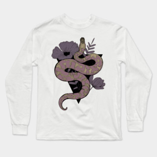 Floral snake Long Sleeve T-Shirt