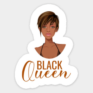 Black Queen, Black Woman, African American Woman Sticker