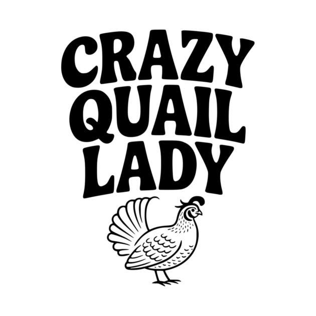 Crazy Quail Lady by Frank Ring