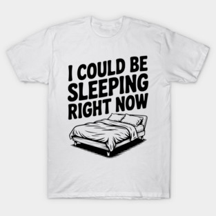 I Could Be Sleeping Right Now T-Shirt