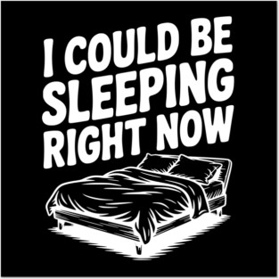 I Could Be Sleeping Right Now Posters and Art