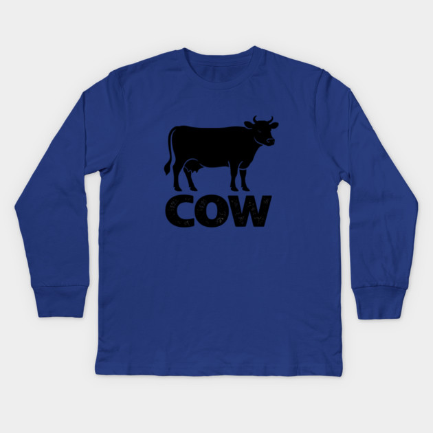 Cow Kids Long Sleeve T-Shirt by CrazyGirl
