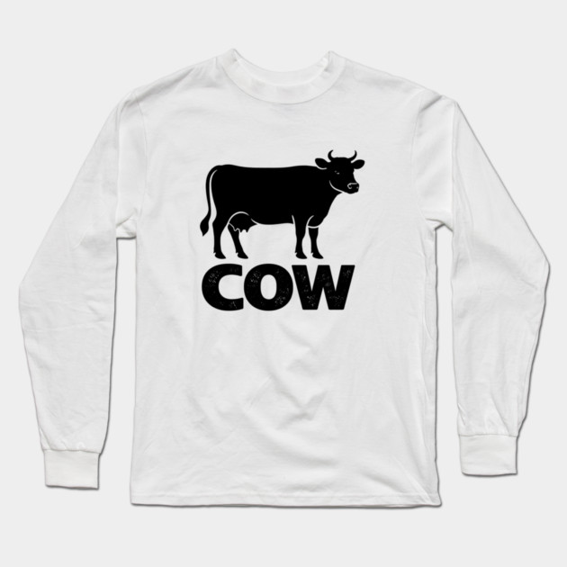 Cow Long Sleeve T-Shirt by CrazyGirl