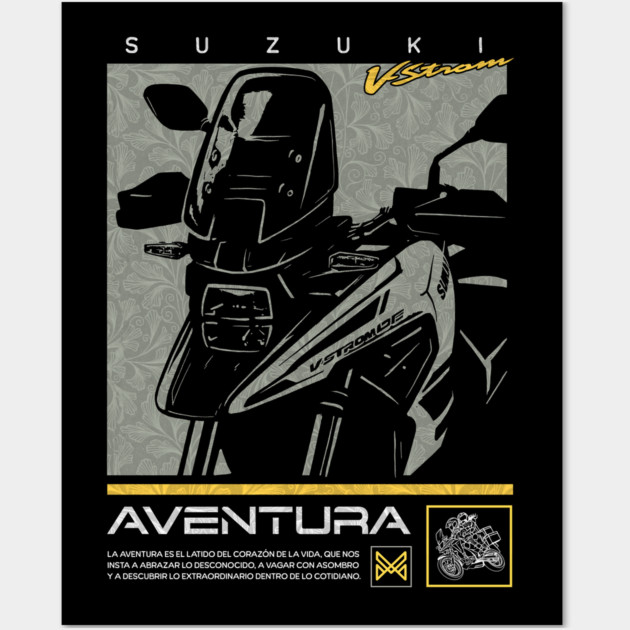 Suzuki v-strom Wall Art by monsalveautos