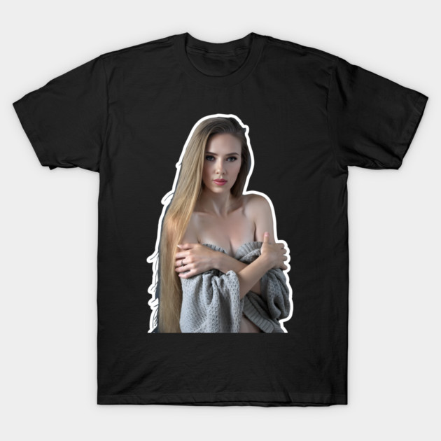 Scarlett Johansson 37 - Celebrity Fashion T-Shirt by Manish