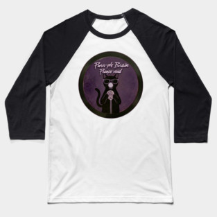 PURR-PLE BRAIN Baseball T-Shirt