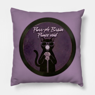 PURR-PLE BRAIN Pillow