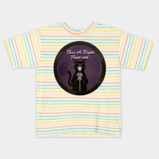 PURR-PLE BRAIN Kids T-Shirt