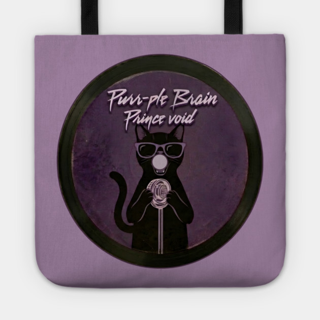 PURR-PLE BRAIN Tote by Cataura