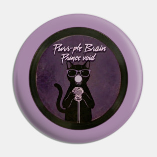 PURR-PLE BRAIN Pin