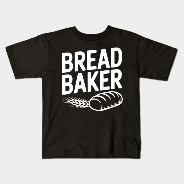 Bread Baker Kids T-Shirt by Frank Ring
