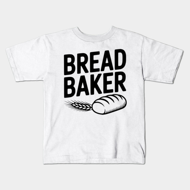 Bread Baker Kids T-Shirt by Frank Ring