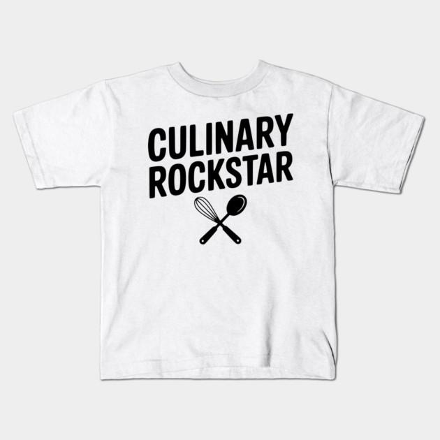 Culinary Rockstar Kids T-Shirt by Frank Ring