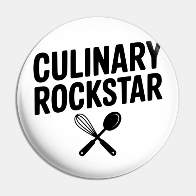 Culinary Rockstar Pin by Frank Ring