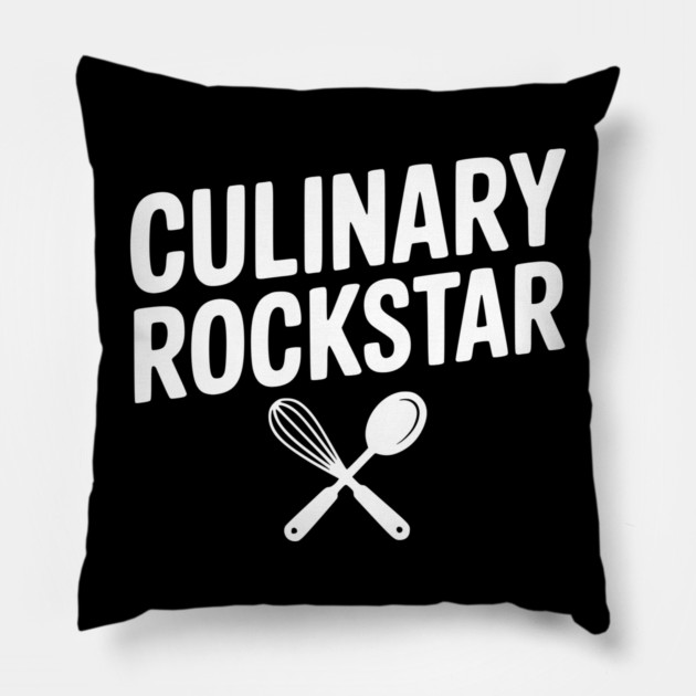 Culinary Rockstar Pillow by Frank Ring