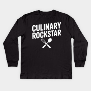 Culinary Rockstar Kids Long Sleeve T-Shirt