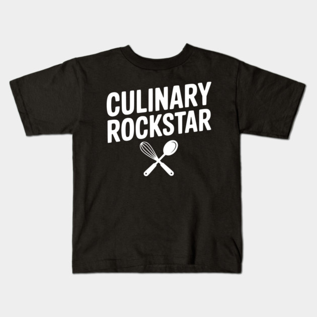 Culinary Rockstar Kids T-Shirt by Frank Ring