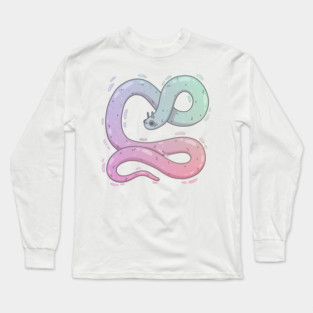 Rainbow Worm Long Sleeve T-Shirt