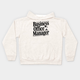 Business Office Manager Kids Hoodie