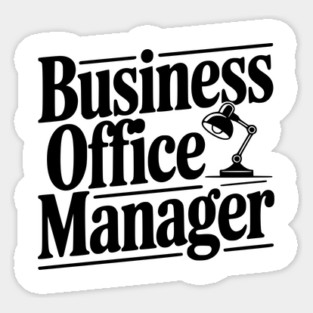 Business Office Manager Sticker