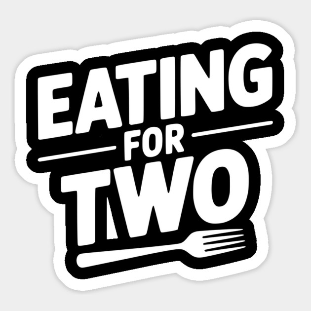 Eating for Two Magnet by Frank Ring