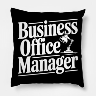 Business Office Manager Pillow