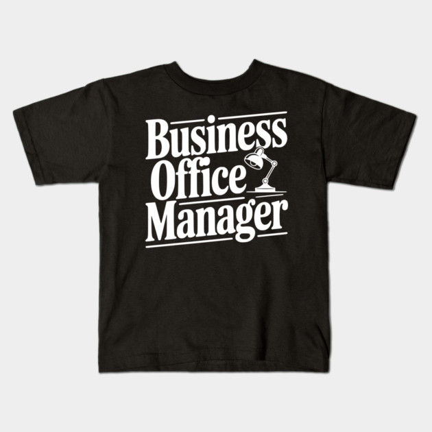Business Office Manager Kids T-Shirt by Frank Ring